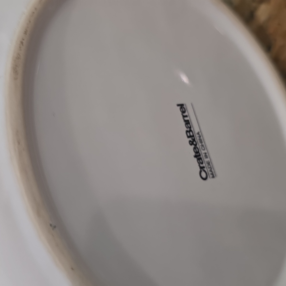 Crate & Barrel White Ceramic Cookie Jar - Picture 5 of 6